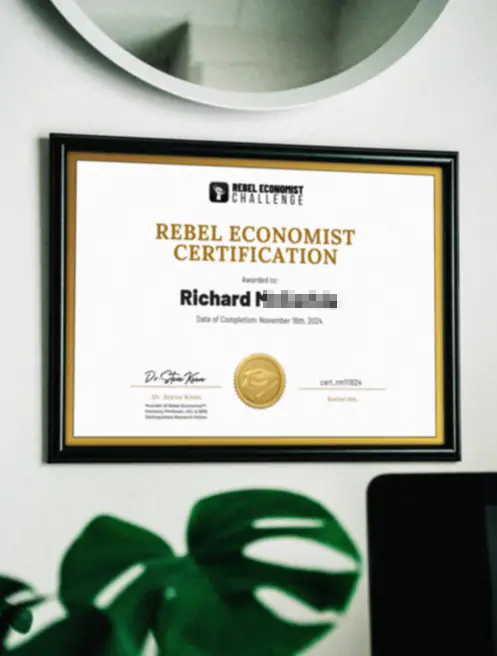 Rebel Economist Certification